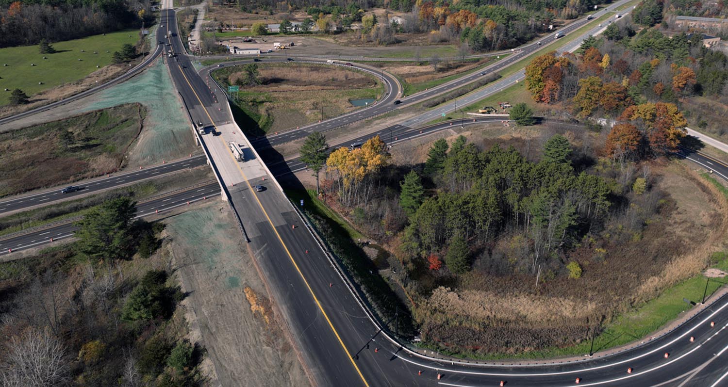 Foamed Glass Aggregate being used at the Exit 17 Bridge Replacement