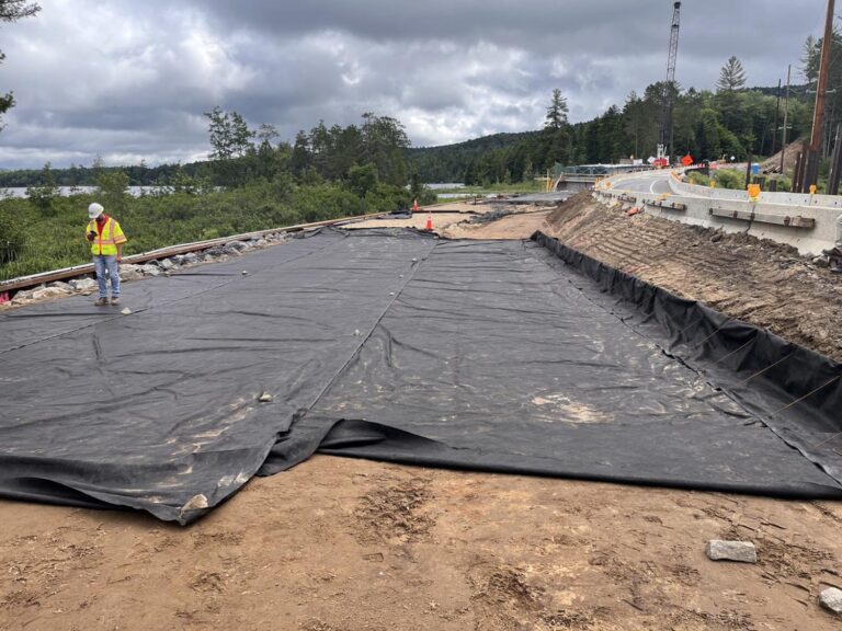 Foamed Glass Aggregate being used at the Route 28 Bridge Replacement