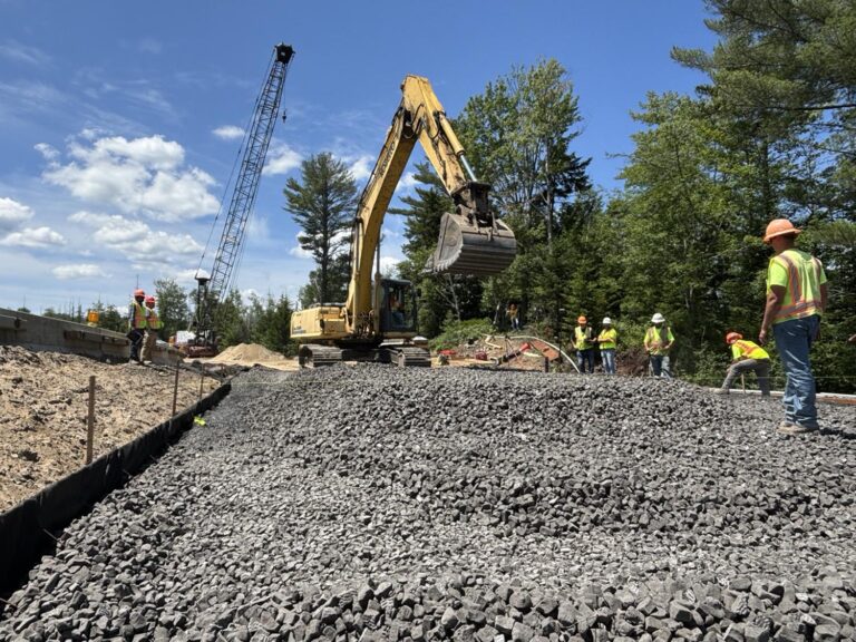 Foamed Glass Aggregate being used at the Route 28 Bridge Replacement
