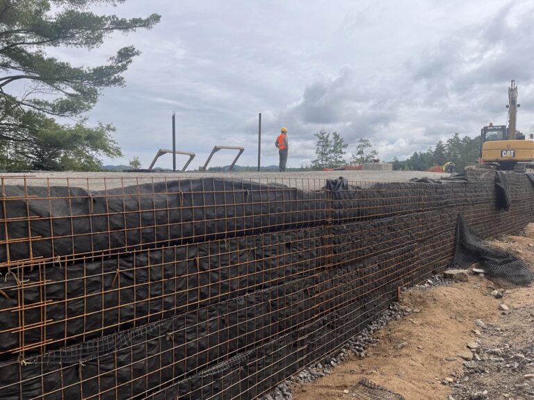 Foamed Glass Aggregate being used at the Route 28 Bridge Replacement