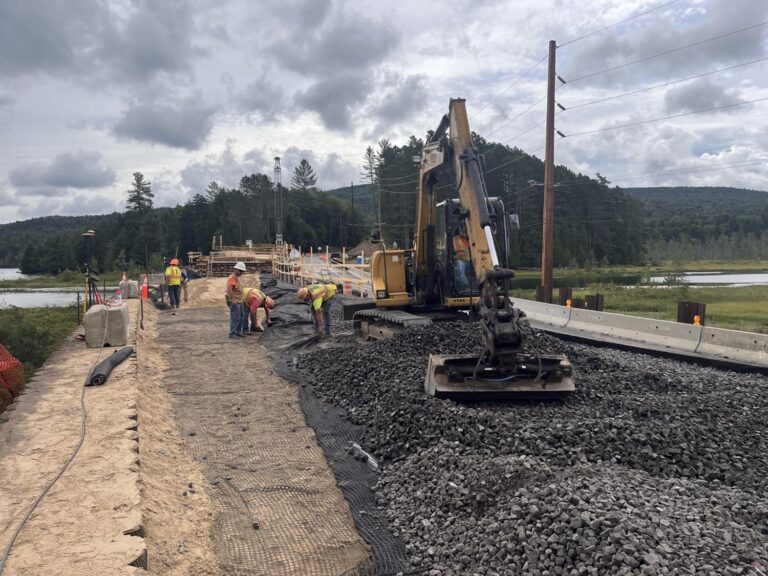 Foamed Glass Aggregate being used at the Route 28 Bridge Replacement