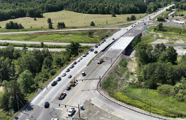 Foamed Glass Aggregate being used at the Exit 17 Bridge Replacement