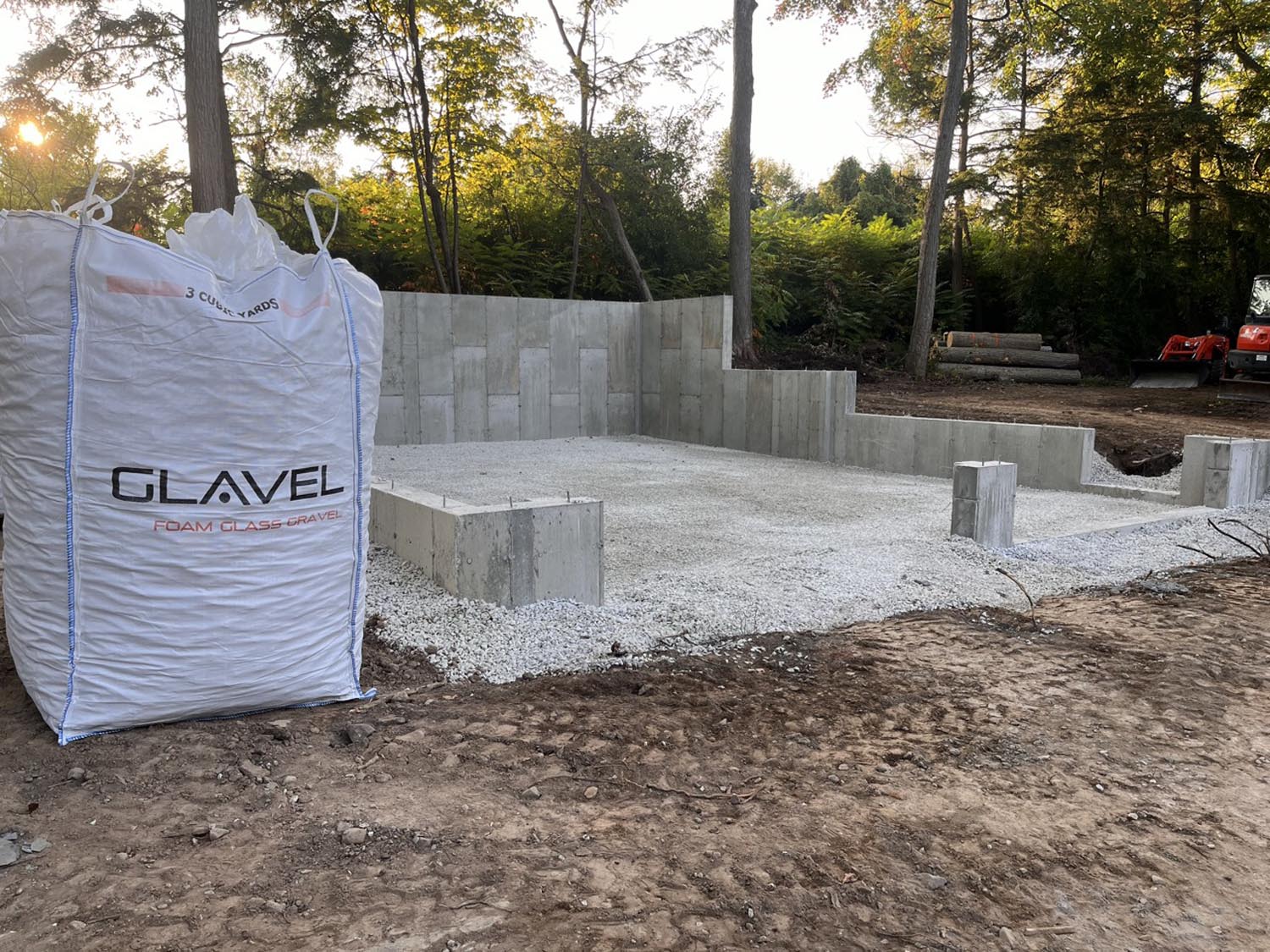 Foamed Glass Aggregate for Residential Construction